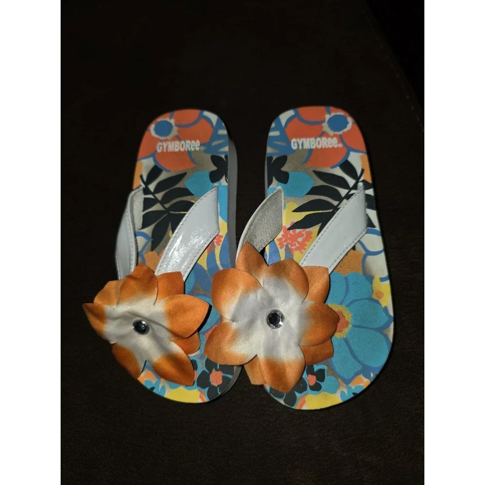 Gymboree‎ tropical bloom lot size 4 tops shorts capris ponytail holder shoes